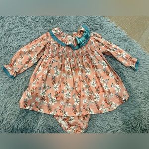 Valentina Bebes Fifi & Finn Floral Dress Spanish European Bloomers 24 months 2T